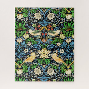Art Nouveau Bird and Blume TapestPattern Puzzle