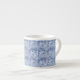Art Nouveau Birds and Trees Pattern Espresso Tasse