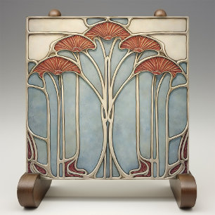 Art Nouveau Bloom Fliese