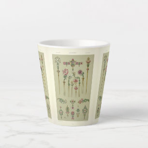Art nouveau Blumenhaarspangen Anton Seder viktoria Milchtasse