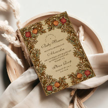 Art Nouveau Botanical Baby Dusche