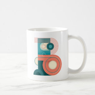 Art Nouveau   Buchstabe B Kaffeetasse