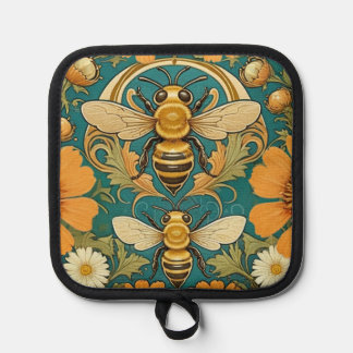 Art Nouveau Bumble Bee Pot Holder Topflappen