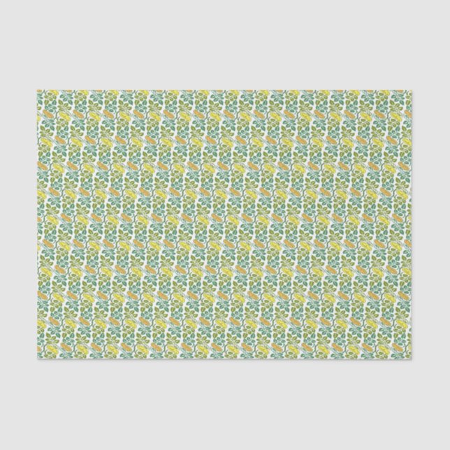 Art Nouveau Buttercup Tapete Seidenpapier (Vorderseite)