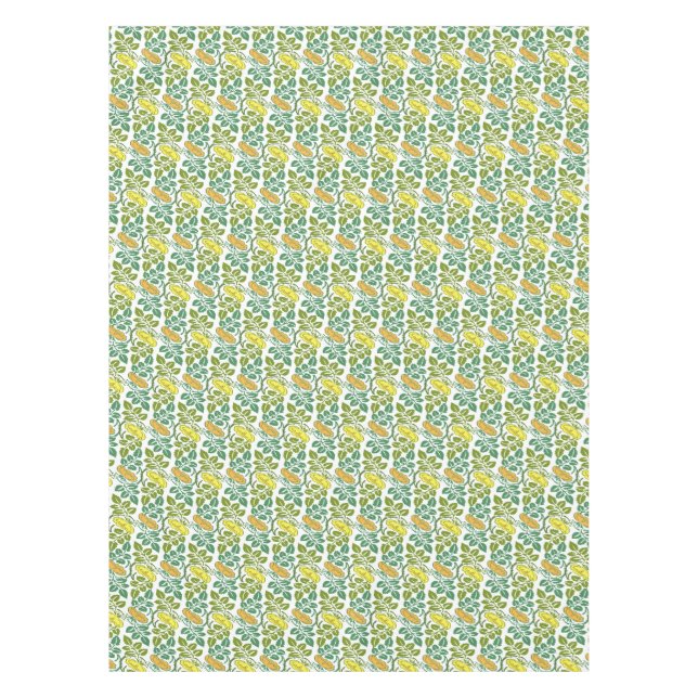 Art Nouveau Buttercup Tapete Tischdecke (Vorderseite)