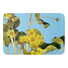Art Nouveau Buttercups Badematte