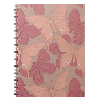 Art Nouveau Butterfly Notizblock