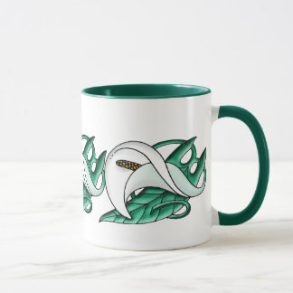 Art Nouveau calla lia Tasse