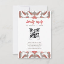 Art Nouveau Calla Lily Elegante QR UAWG