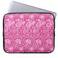 Art Nouveau Carnation Damask, Fuchsia Pink