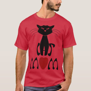 Art Nouveau Cat Mama T-Shirt