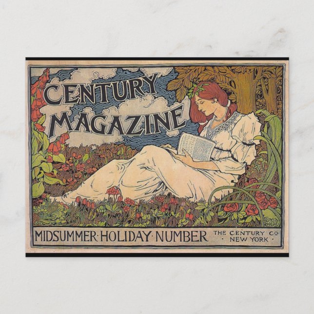 Art Nouveau - Century Magazine Postkarte (Vorderseite)