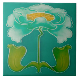 Art Nouveau ceramic firepkace Wall Tile Fliese