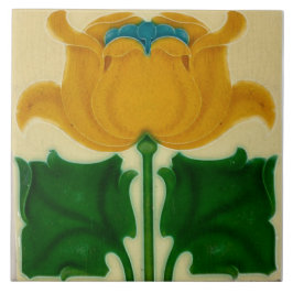 Art nouveau ceramic tile fliese