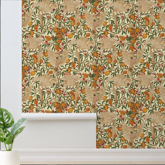 Art Nouveau Cockatoo Muster von Walter Crane Tapete (Von Creator hochgeladen)