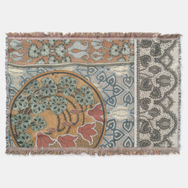 Art nouveau Cyclamen floral Eugene Grasset elegant Decke