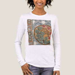Art nouveau Cyclamen floral Eugene Grasset elegant Tri-Blend Shirt