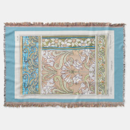 Art Nouveau daffodil Verneui Textilfloralkunst Decke