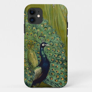 Art Nouveau Dame & Pfau Vintage-Illustration Case-Mate iPhone Hülle