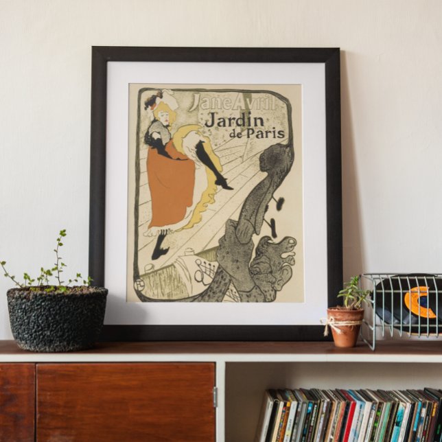 Art Nouveau Dancer Jane Avril, Toulouse Lautrec Poster (Von Creator hochgeladen)