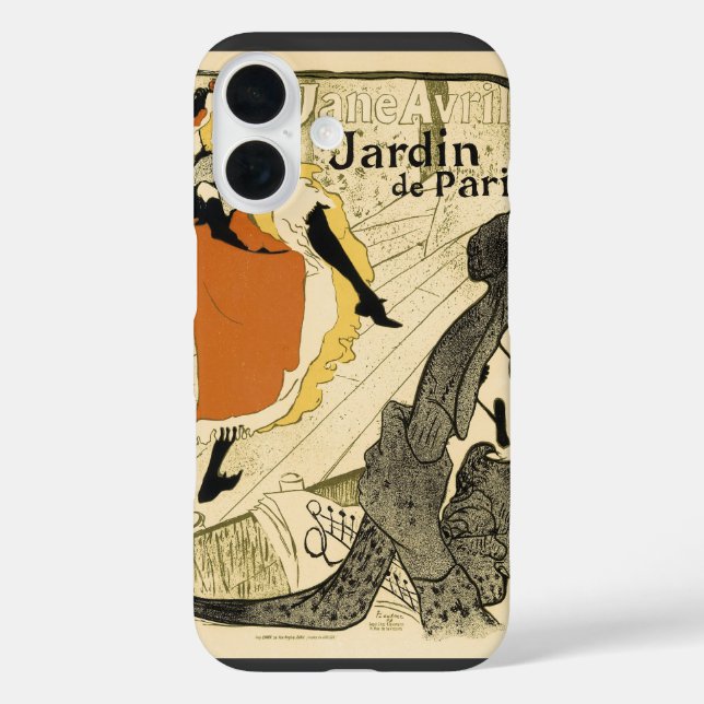Art Nouveau Dancer Jane Avril von Toulouse Lautrec Case-Mate iPhone Hülle (Rückseite)