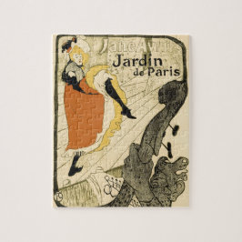 Art Nouveau Dancer Jane Avril von Toulouse Lautrec Puzzle