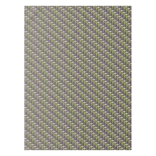 Art Nouveau dark Ipomoea Tapete Tischdecke (Vorderseite)