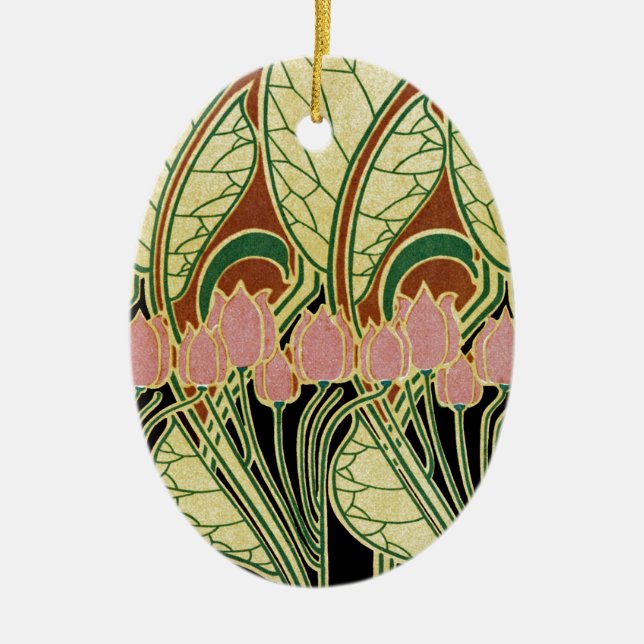 Art Nouveau Design #1 Keramikornament (Vorne)