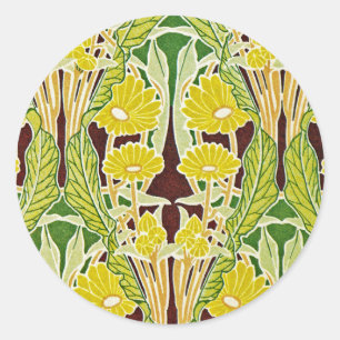 Art Nouveau Design #7 im Emporio Moffa Runder Aufkleber