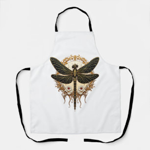 Art Nouveau Dragonfly Elegant Steampunk Schürze
