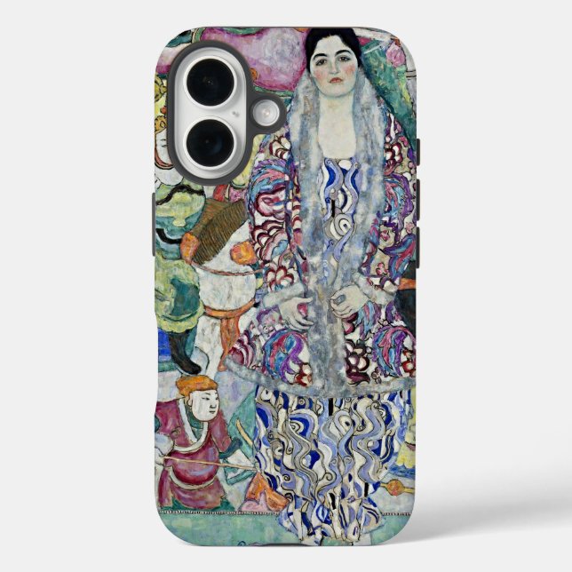 Art Nouveau Elegance: Klimt iPhone Case (Rückseite)