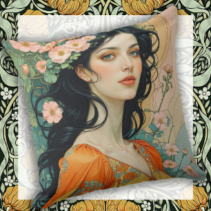 Art Nouveau Eleganz für Ihr Sofa Kissen