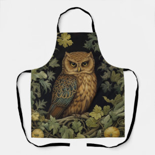 Art nouveau-Eule im Wald Schürze