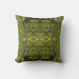 art nouveau farbenfrohes ornamentales vintage-must kissen
