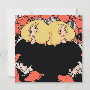 Art Nouveau Feiertagskarte