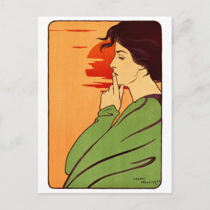 Art Nouveau Feiertagspostkarte
