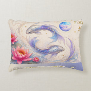 Art Nouveau Fische Dekoratives Wurfkissen Dekokissen
