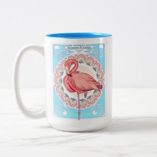 Art Nouveau Flamingo Tasse
