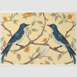 Art Nouveau Floral Decoupage Seidenpapier