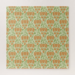 Art Nouveau: Floral Elegante Puzzle