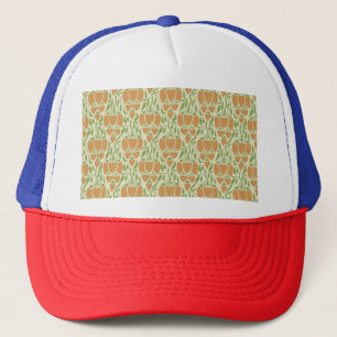 Art Nouveau: Floral Elegante Truckerkappe