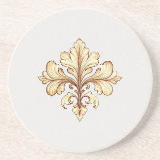 Art Nouveau Floral Getränkeuntersetzer