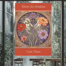 Art Nouveau Floral Herbst Frühling Wo Kunst atmet 