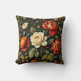 Art Nouveau Floral - Leben in voller Blüte Kissen