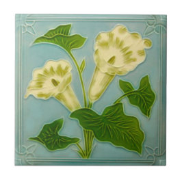 Art Nouveau Floral Repro Olivant Imitat geformt Fliese