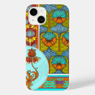 Art Nouveau floral Vintag verneuil textile art Case-Mate iPhone 14 Hülle