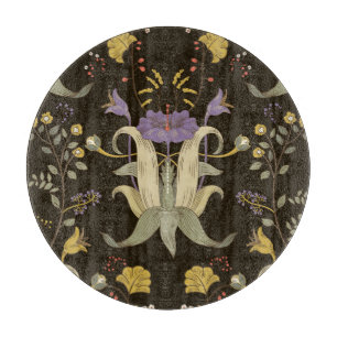 Art Nouveau Floral: Vintages Muster Schneidebrett