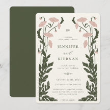 Art Nouveau Floral Wedding