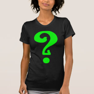 Art Nouveau Fragezeichen T-Shirt