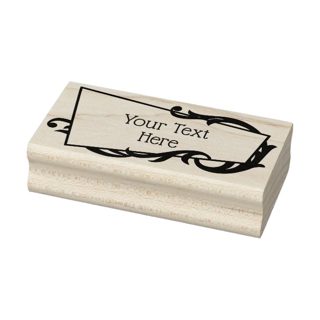 Art Nouveau Frame Gummistempel (Stempel)